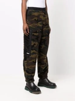 Versace pantalon à imprimé camouflage