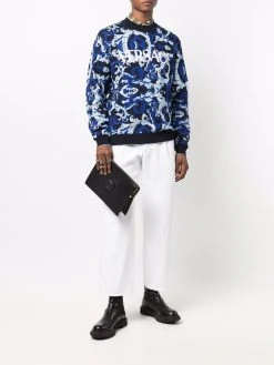 Versace pull à motif baroque