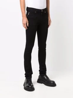 Versace jean skinny à patch logo