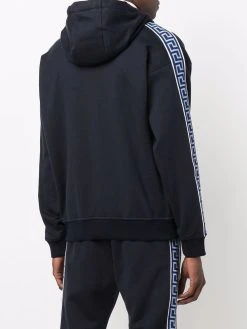 Versace hoodie à bandes Greca