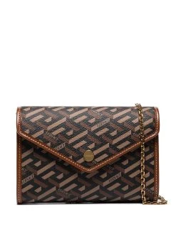 Versace portefeuille à motif Greca