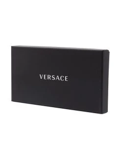Versace masque de nuit à logo brodé