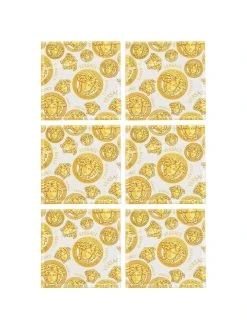 Versace sous-verres Medusa Amplified (lot de 6)