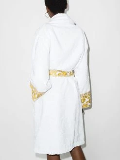 Versace peignoir ceinturé à imprimé Medusa