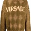 Versace pull à logo appliqué