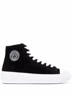 Versace baskets montantes à motif Greca