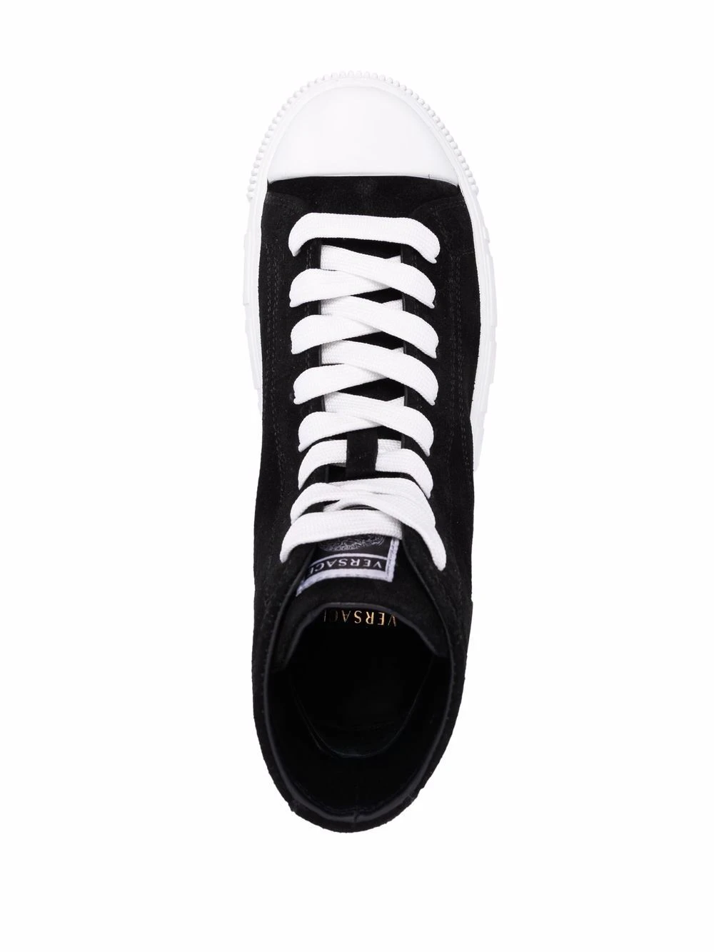 Versace Baskets montantes à motif Greca Prix De Lancement femme 6 Versace baskets montantes à motif Greca