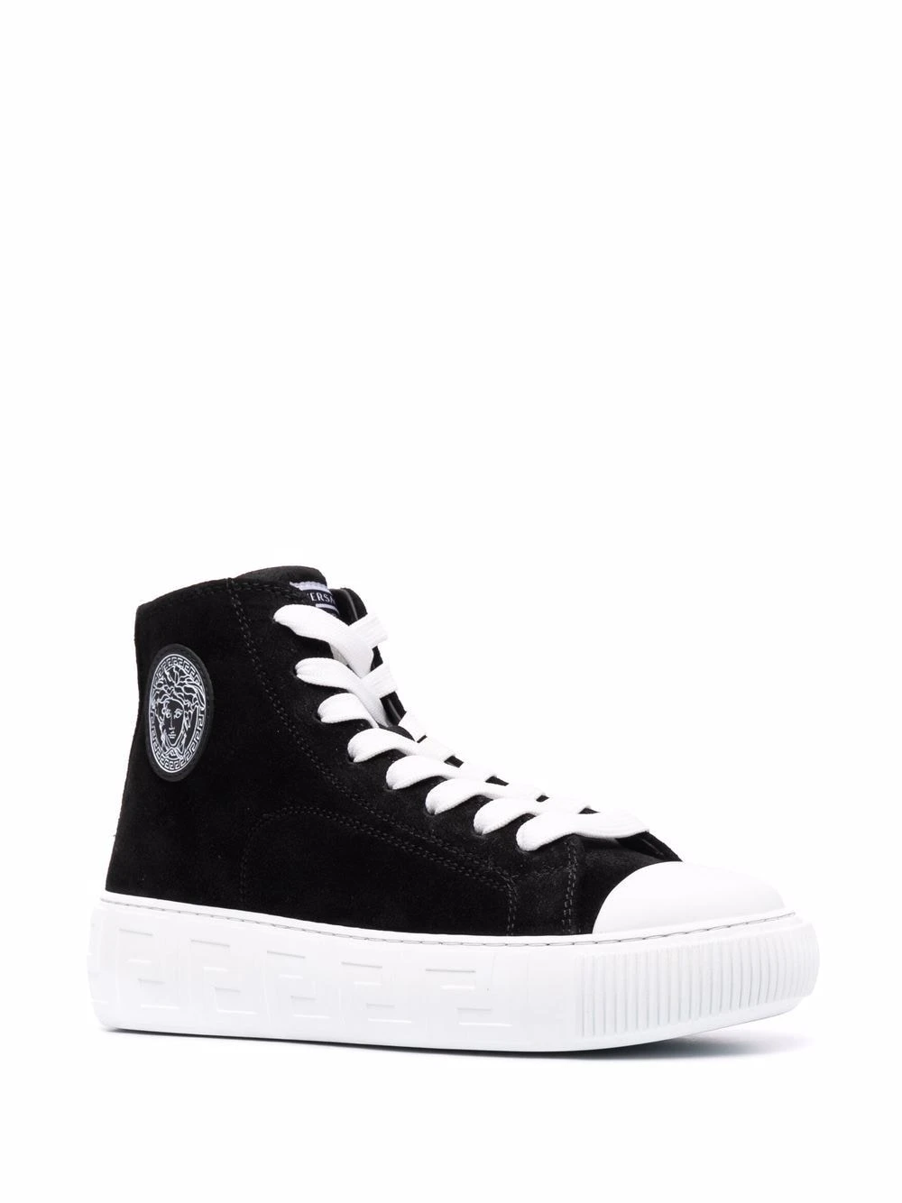 Versace Baskets montantes à motif Greca Prix De Lancement femme 4 Versace baskets montantes à motif Greca