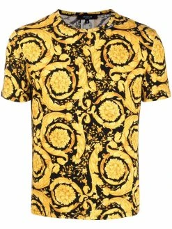Versace t-shirt à imprimé baroque