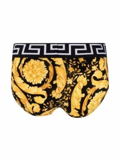 Versace slip à imprimé Barocco