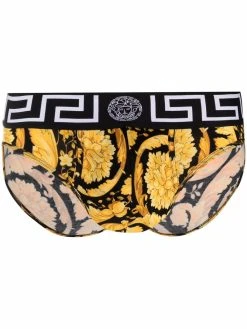 Versace slip à imprimé Barocco