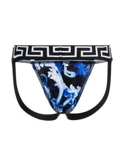 Versace slip à imprimé baroque