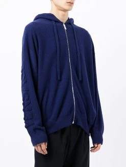 Versace hoodie zippé à manches longues