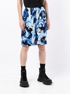 Versace bermuda à imprimé baroque