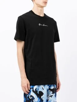 Versace t-shirt à logo brodé