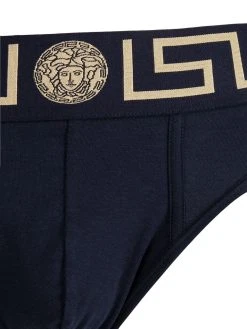 Versace slip Medusa Greek Key