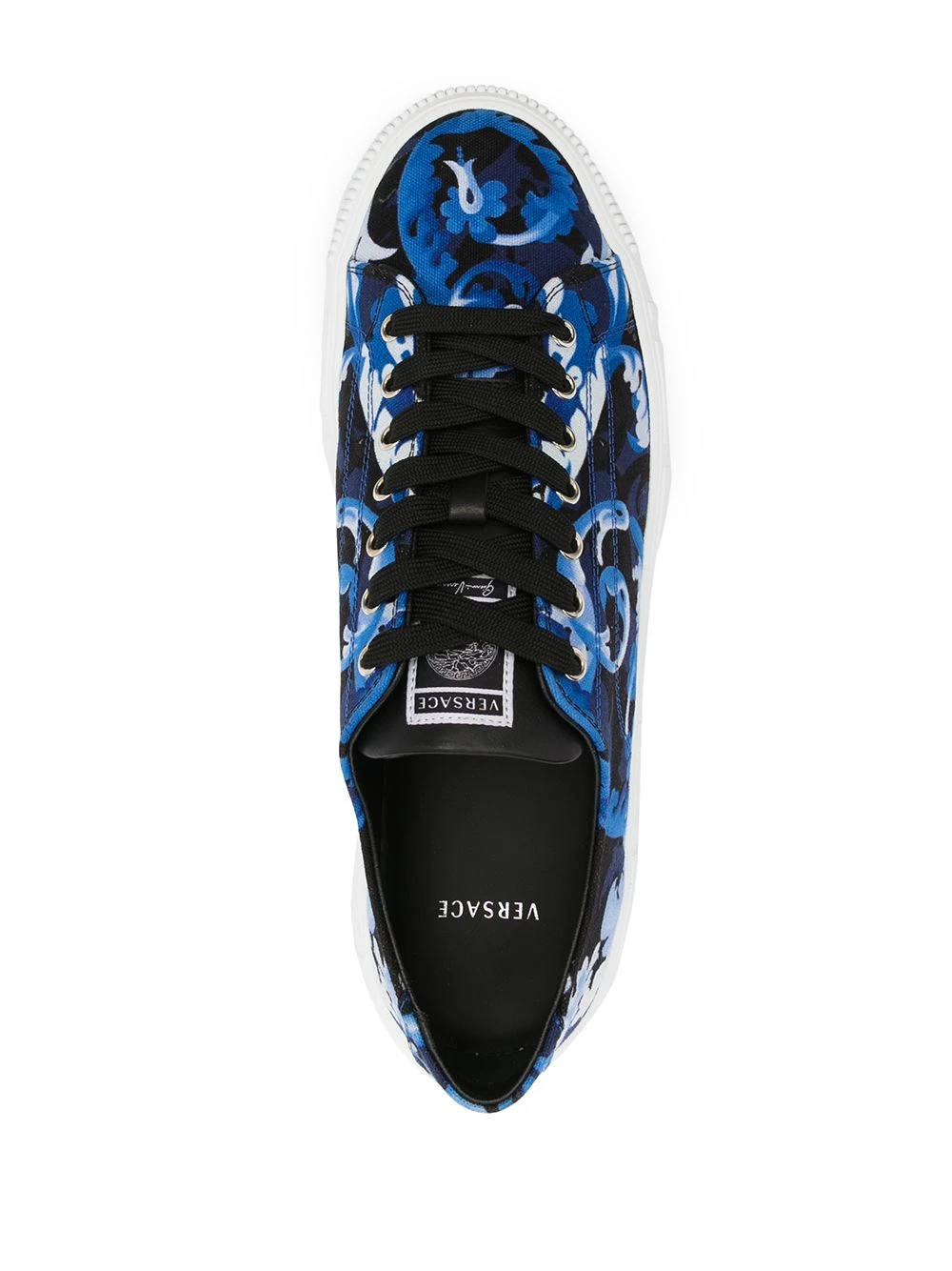 Versace Baskets à imprimé Baroccoflage Prix Équitable baskets basses homme 6 Versace baskets à imprimé Baroccoflage