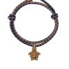 Versace Prix De Rêve Bracelet tressé à breloque Medusa bracelets femme 2 Versace bracelet tressé à breloque Medusa