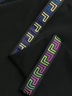 Versace pantalon de tailleur à bandes Greca