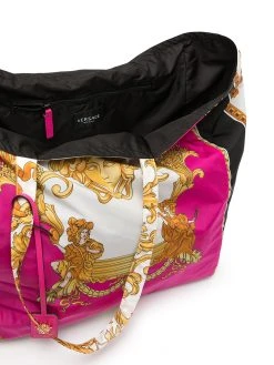 Versace sac cabas à imprimé Barocco