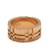 Versace bague Greca gravée