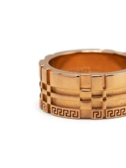 Versace bague Greca gravée