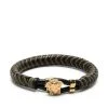 Versace bracelet Medusa en cuir