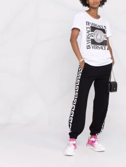 Versace Prix Compétitif Pantalon de jogging à motif Greca pantalons de survêtement femme 11 Versace pantalon de jogging à motif Greca