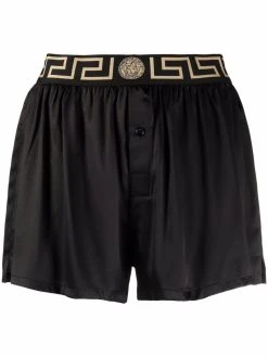 Versace short à taille Greca