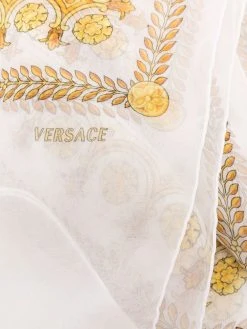 Versace écharpe à imprimé baroque