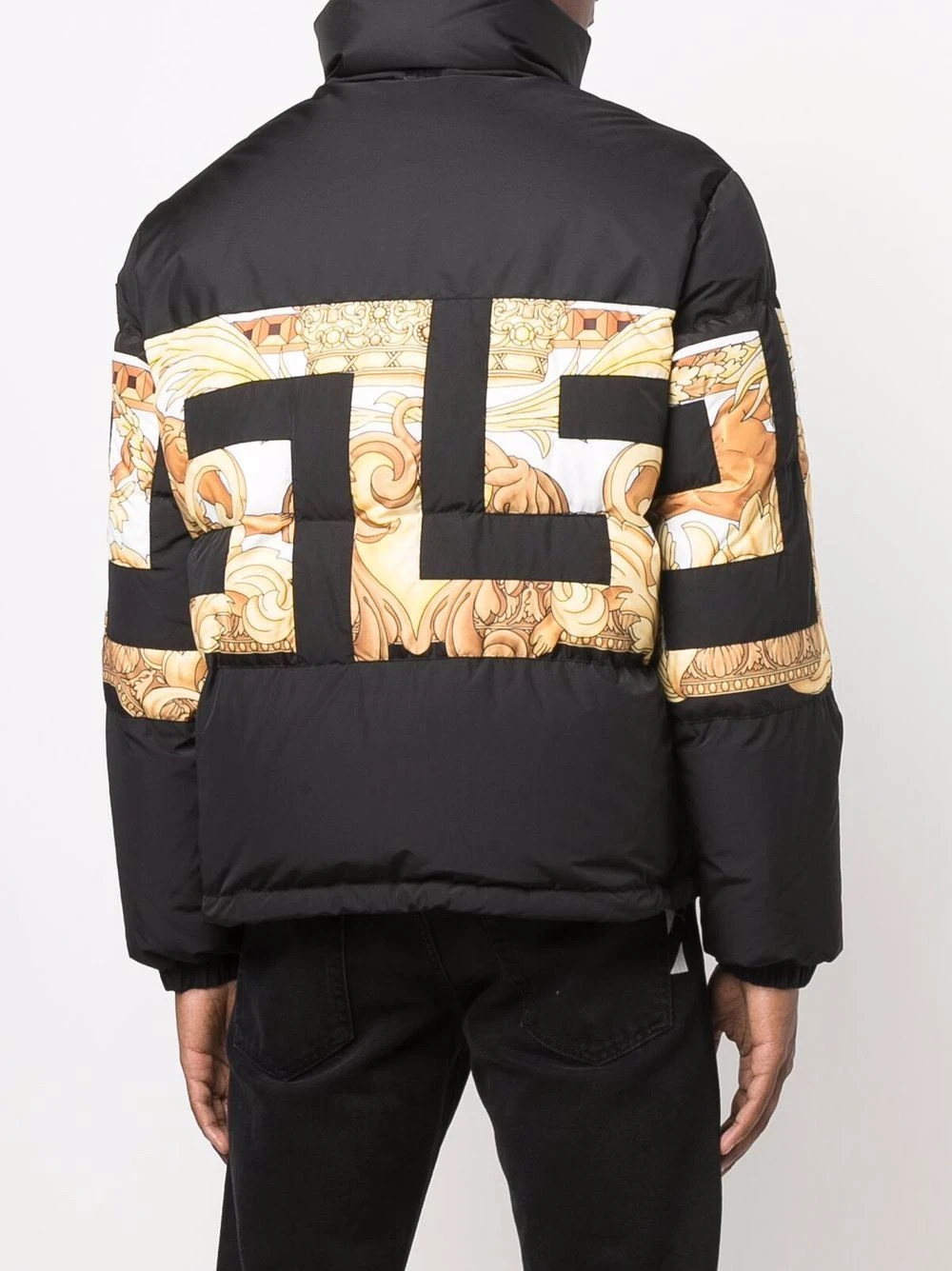 Petit Prix Versace Veste matelassée à imprimé Greca doudounes & vestes matelassées homme 6 Versace veste matelassée à imprimé Greca