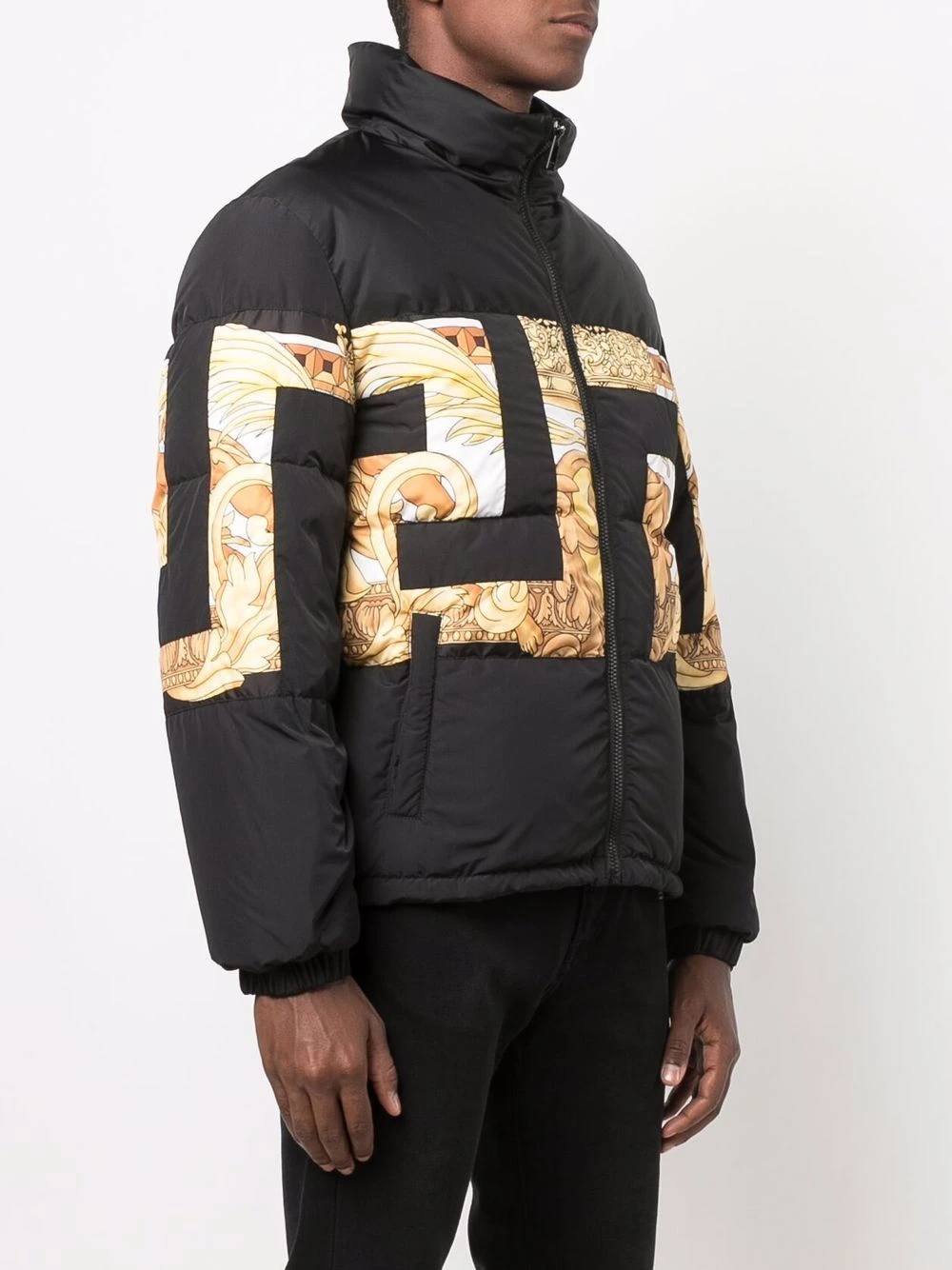 Petit Prix Versace Veste matelassée à imprimé Greca doudounes & vestes matelassées homme 5 Versace veste matelassée à imprimé Greca