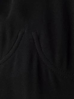 Versace robe évasée à col montant