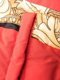 Versace veste matelassée à imprimé Greca