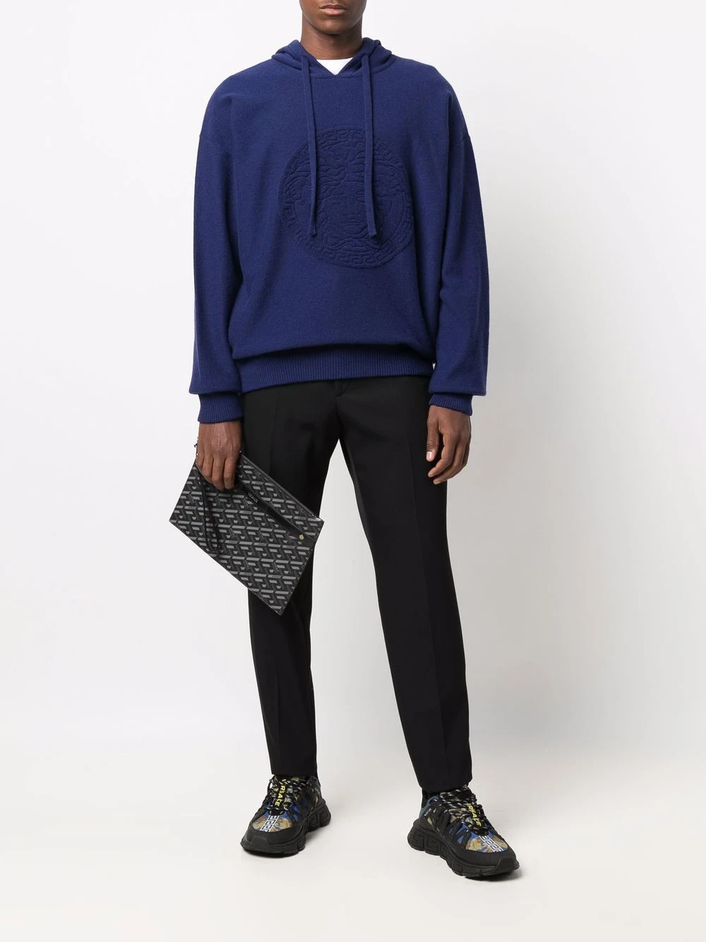 Bas Prix Versace Hoodie à motif Medusa hoodies homme 4 Versace hoodie à motif Medusa