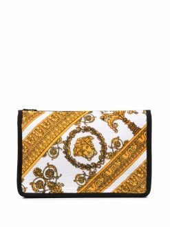 Versace trousse de toilette à imprimé baroque
