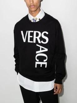 Versace sweat à logo imprimé