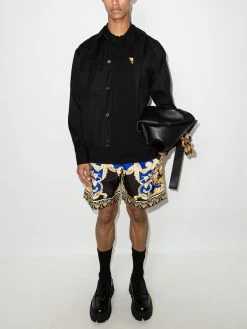 Versace Prix Acceptable Polo La Greca à manches courtes polos homme 11 Versace polo La Greca à manches courtes