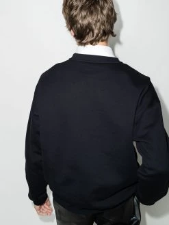 Versace sweat à logo brodé