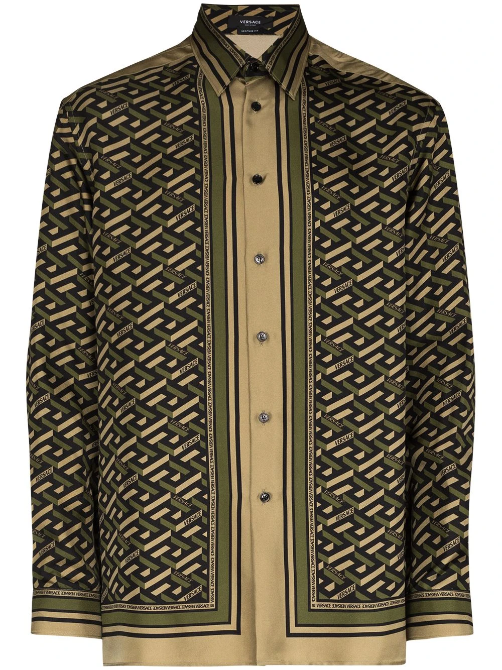 Versace Chemise imprimée La Greca Smile Prix Bradés chemises homme 3 Versace chemise imprimée La Greca Smile