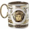 Versace mug Virtus Alphabet G en porcelaine