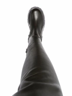 Versace cuissardes en cuir