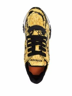 Qualité Fiable Versace Baskets à imprimé Squalo Barocco femme 9 Versace baskets à imprimé Squalo Barocco