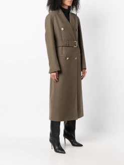 Versace Manteau à taille ceinturée Prix Favorable manteaux croisés & cabans femme 11 Versace manteau à taille ceinturée