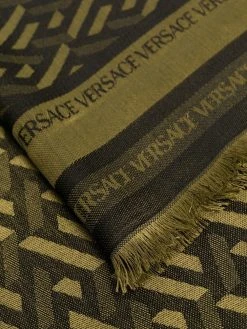Versace écharpe à motif en jacquard