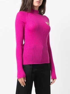 Versace pull à patch logo