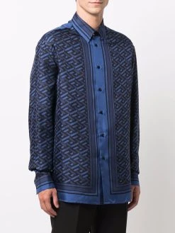 Versace chemise New Medusa à motif monogrammé
