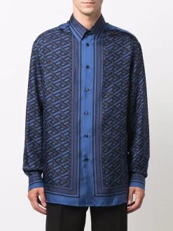Versace chemise New Medusa à motif monogrammé