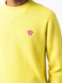 Versace pull à logo Medusa brodé