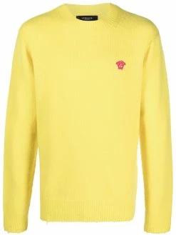 Versace pull à logo Medusa brodé